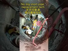 system wymiany krótkich rurociągów, sprzęt do rozrywania rurociągów