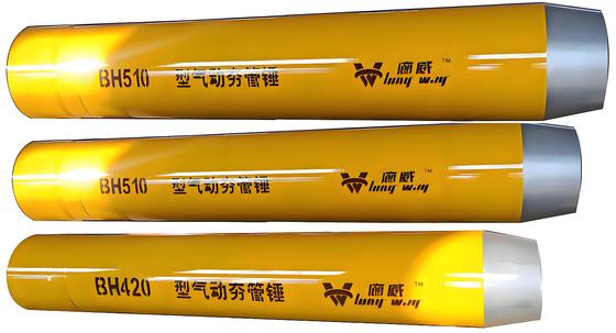 Młot pneumatyczny do wbijania rur z energią uderzenia 250 t Wysokoenergetyczne uderzenie i podwójna blokada tylnego kowadła do wierceń bezwykopowych